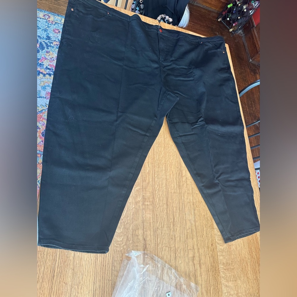 Universal Standard NWT Black Skinny Jeans Seine Mid Rise Skinny Jeans Sz 40